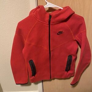 Nike Vibrant Red Fleece Jacket
